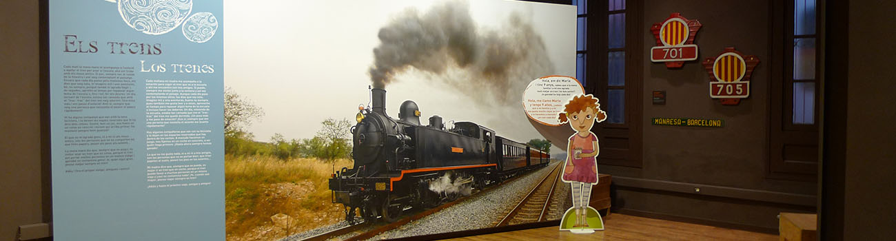 Centre d'Interpretació del Tren a l'estació dels Ferrocarrils de la Generalitat Centre d'Interpretació del Tren a l'estació dels Ferrocarrils de la Generalitat
